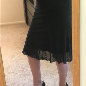 Vivienne Tam Black lightweight skirt